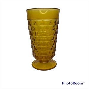 Vintage Indiana Glass Colony Whitehall Amber Iced Tea Glass